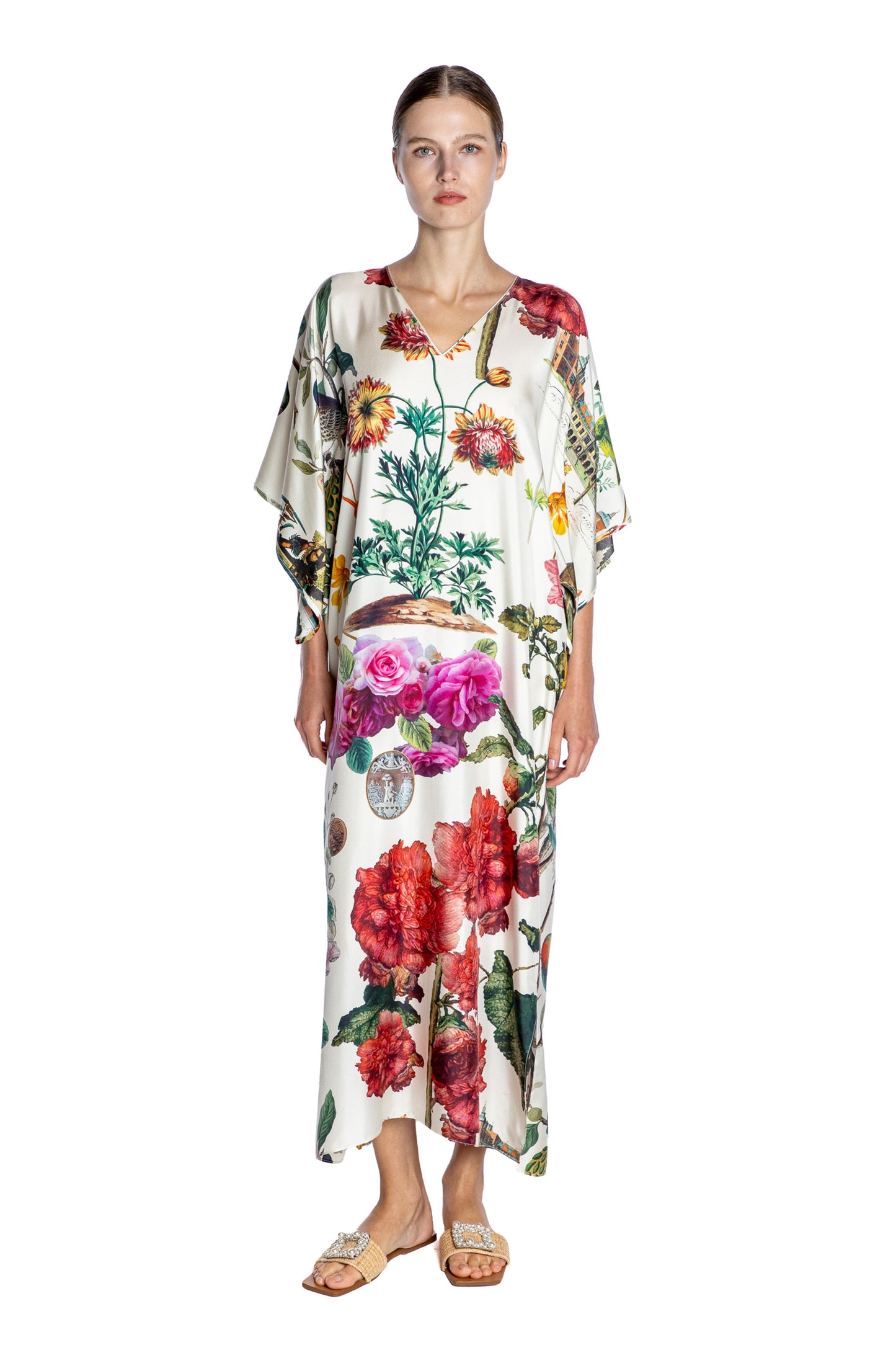 'HOLLYHOCK' KAFTAN DRESS - - Libertine