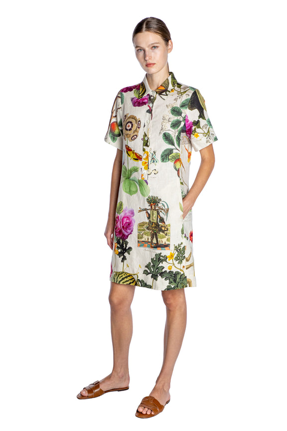 'HOLLYHOCK' POLO DRESS - - Libertine