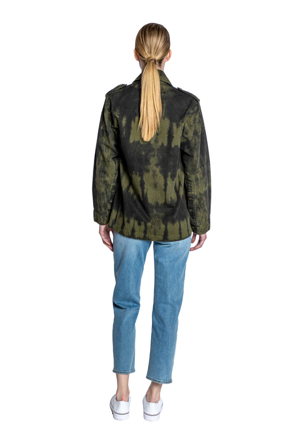 'BUSY GARDEN' VINTAGE FRENCH MILITARY JACKET - - Libertine