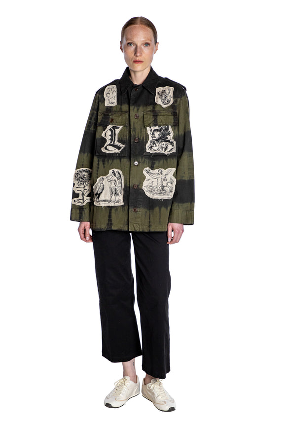 'NERO' VINTAGE FRENCH MILITARY JACKET - - Libertine