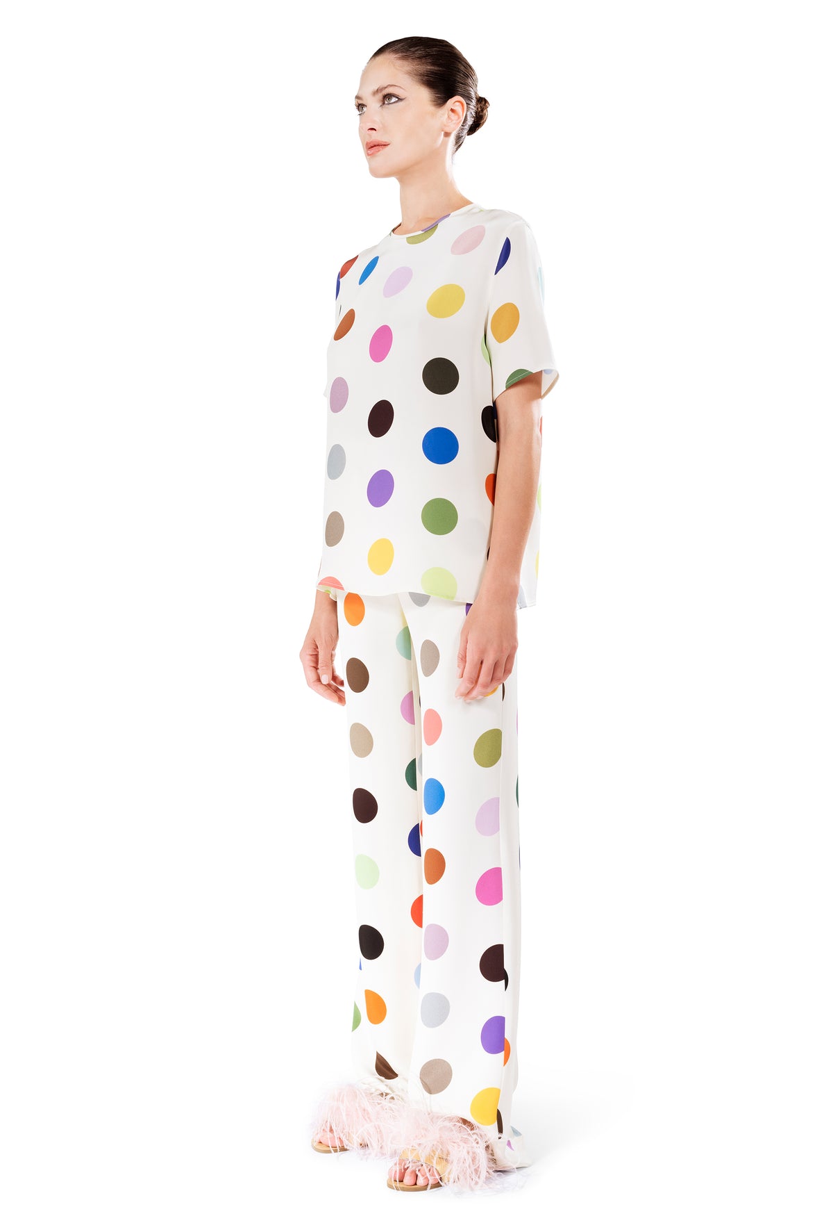 'SPOTS' WIDE LEG PANTS -  - Libertine
