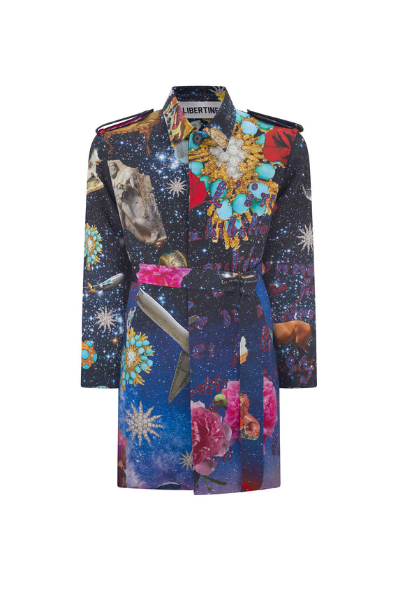 'STARRY NIGHT REDUX' SIMPLE TRENCH - - Libertine - Main image