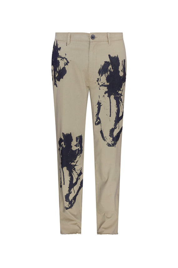 'NEO-EXPRESSIONISM' MEN'S CHINOS - - Libertine - Main image