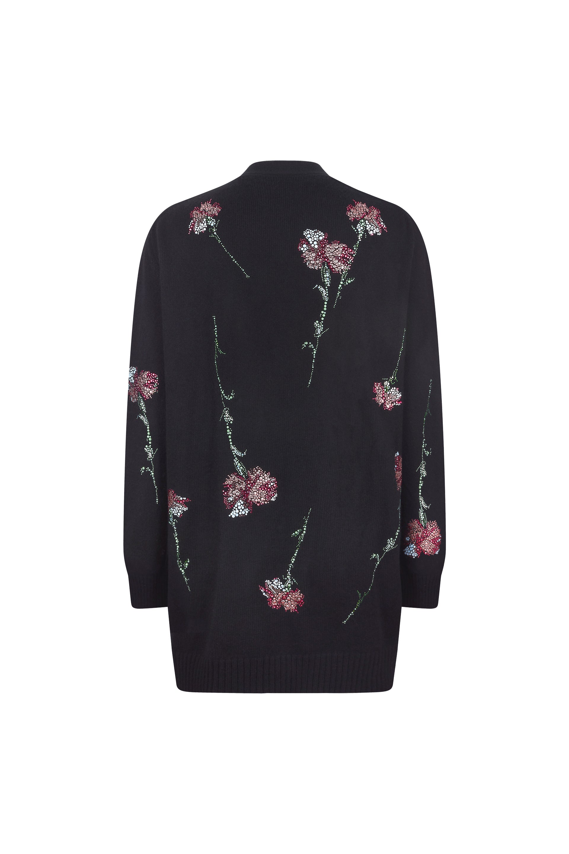 'CECIL BEATON PINK CARNATION' OVERSIZED CARDIGAN -  - Libertine