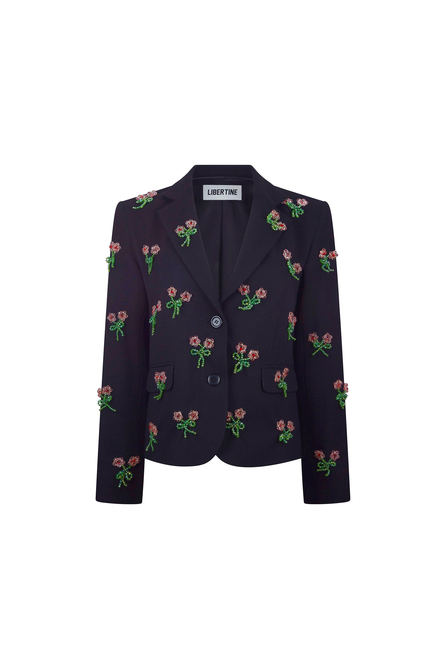 'GLASS FLOWERS' L/S SHORT JACKET -  - Libertine