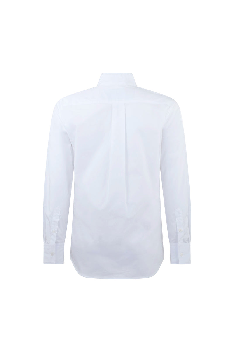 'NEO-EXPRESSIONISM' WHITE DECONSTRUCTED CLASSIC SHIRT - - Libertine