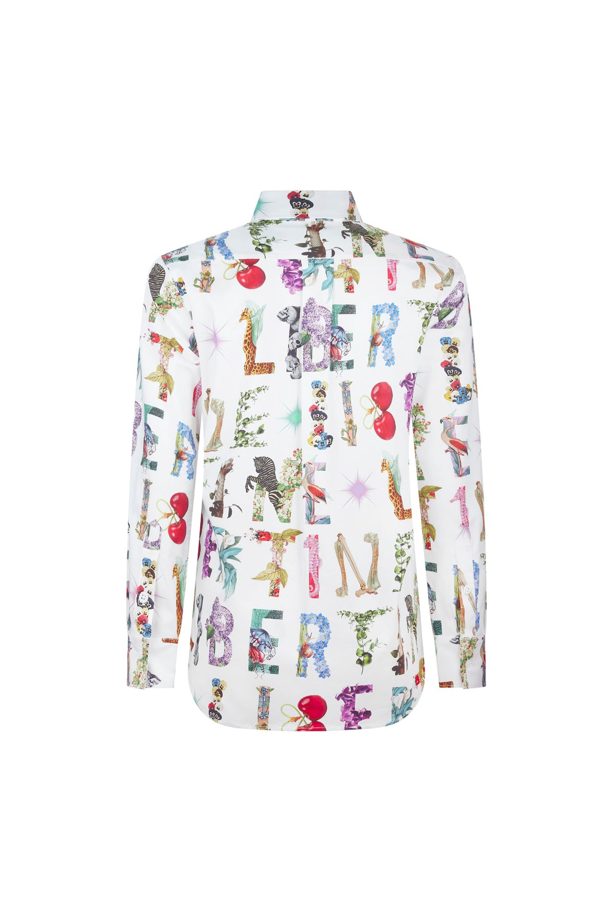 'WHITE DECO LETTERS' NEW CLASSIC SHIRT - - Libertine