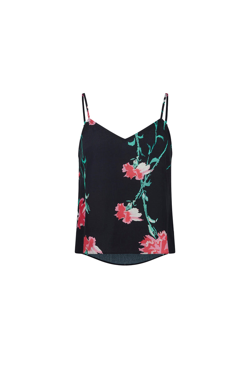 'CECIL BEATON PINK CARNATION' CAMISOLE - - Libertine