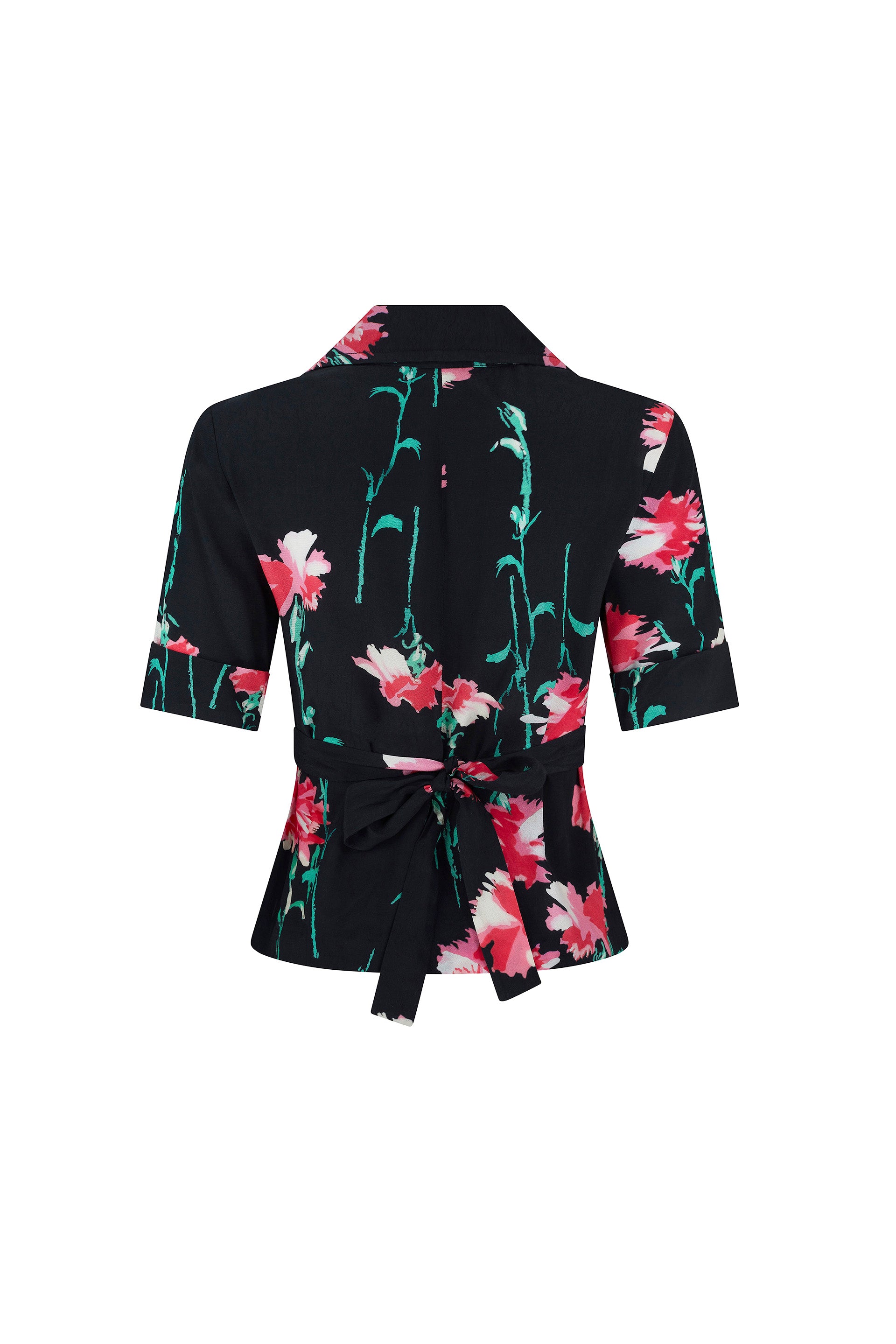 'CECIL BEATON PINK CARNATION' JAZZY BLOUSE -  - Libertine