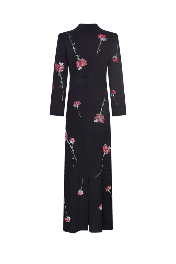 'CECIL BEATON PINK CARNATION' MAXI COAT - - Libertine