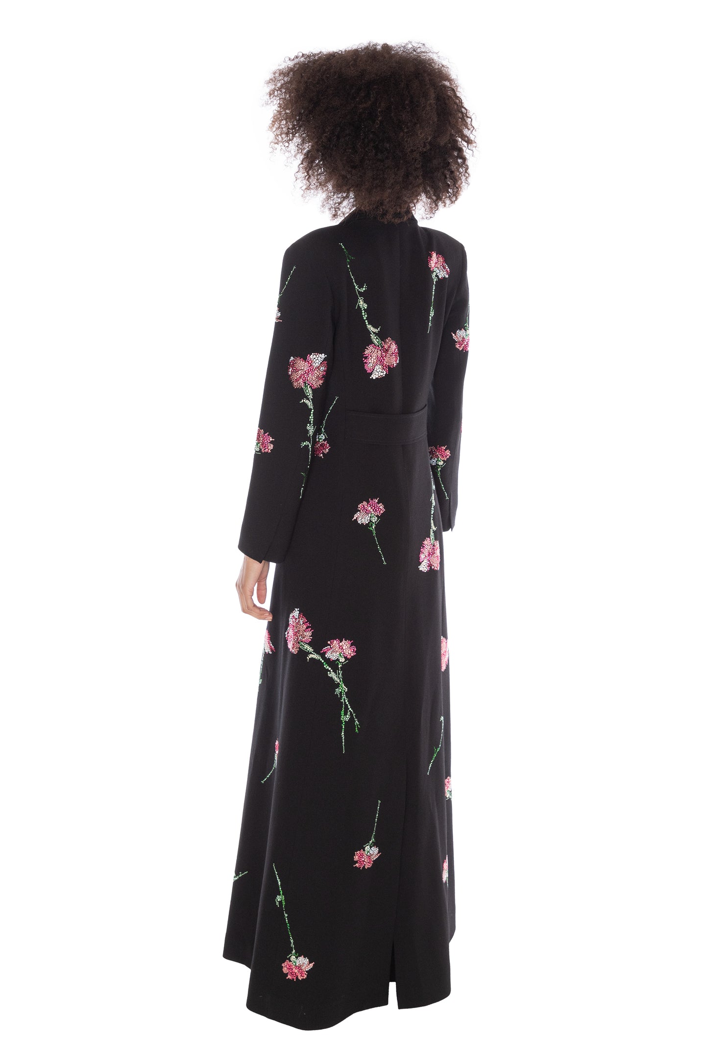 'CECIL BEATON PINK CARNATION' MAXI COAT -  - Libertine