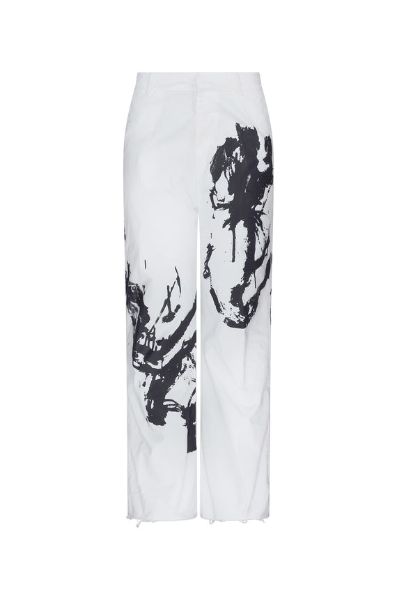 'NEO-EXPRESSIONISM' WOMEN'S CHINOS - - Libertine - Main image