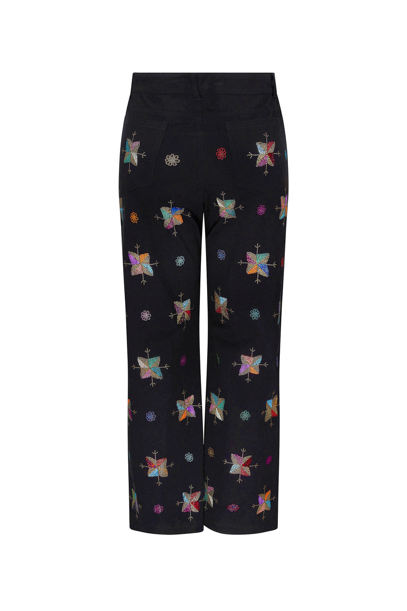 'ATLAS MOUNTAINS' CROPPED WIDE LEG PANT - - Libertine