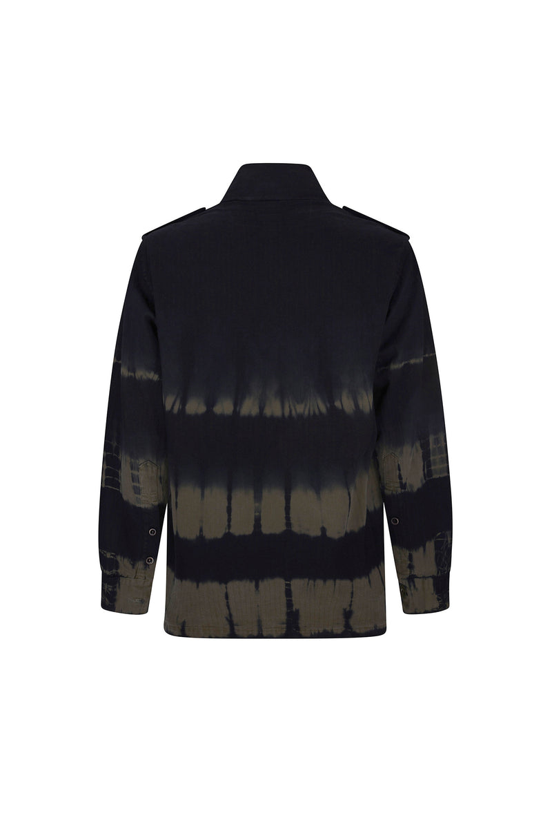 'ATLAS MOUNTAINS' TIE DYE VINTAGE FRENCH MILITARY JACKET - - Libertine
