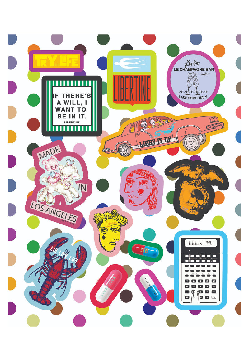 DOTS STICKER SHEET - - Libertine
