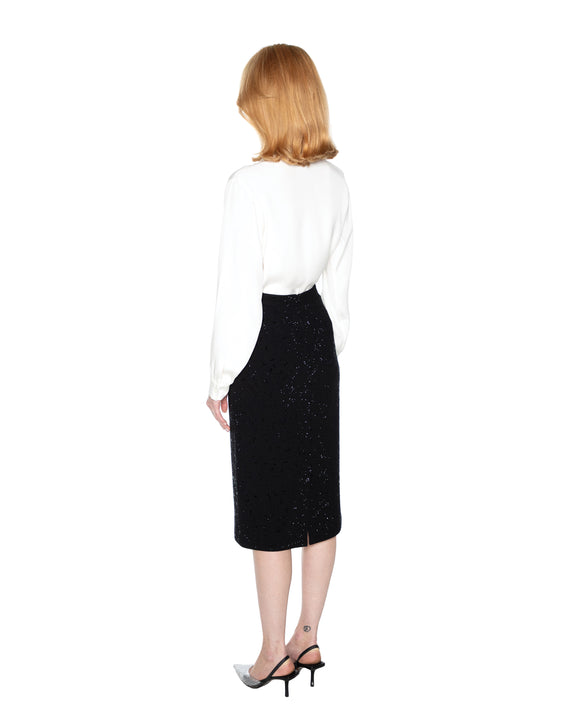 'HEAVY STARDUST' CLASSIC PENCIL SKIRT -  - Libertine