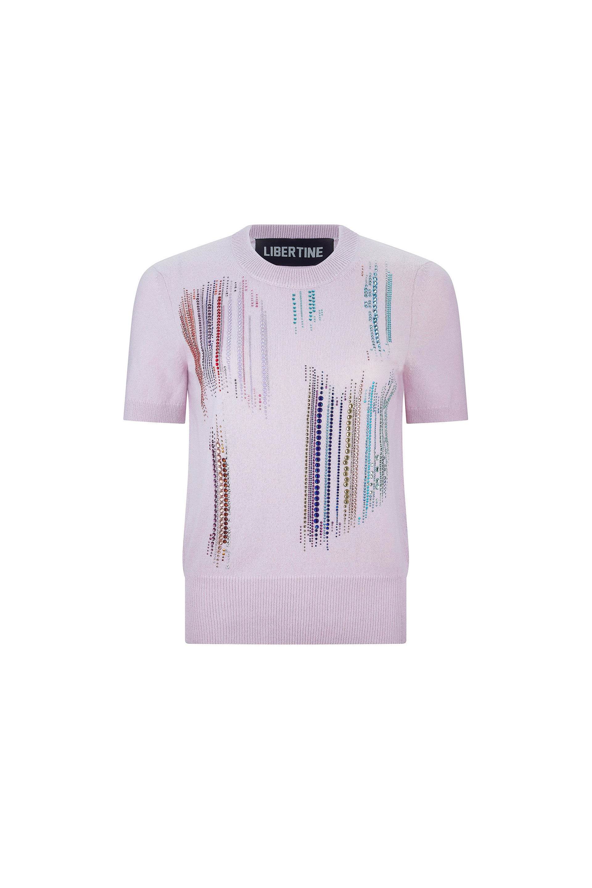 'FWB CRYSTAL' SHORT SLEEVE PULLOVER - - Libertine