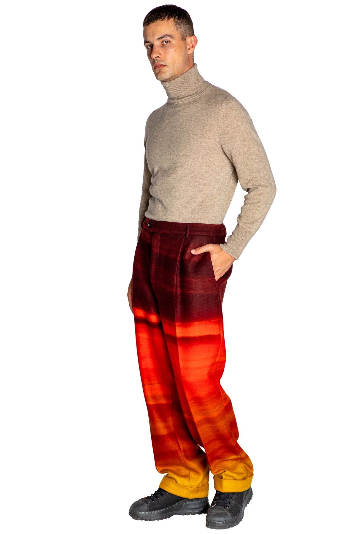 'CALIFORNIA SUNSET' WIDE LEG TROUSER - - Libertine