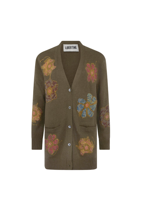 'FLEUR D'OR' OVERSIZED CARDIGAN - - Libertine - Main image