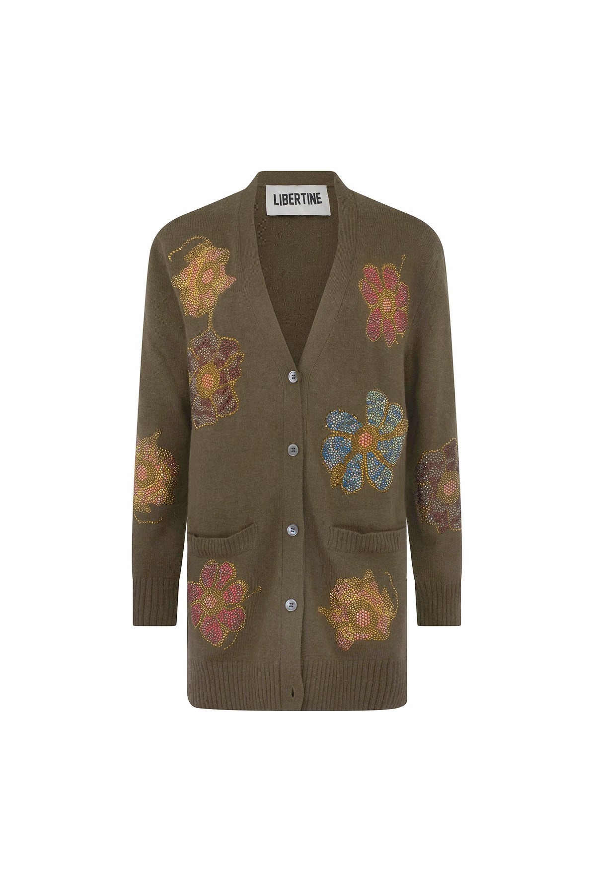 'FLEUR D'OR' OVERSIZED CARDIGAN - - Libertine
