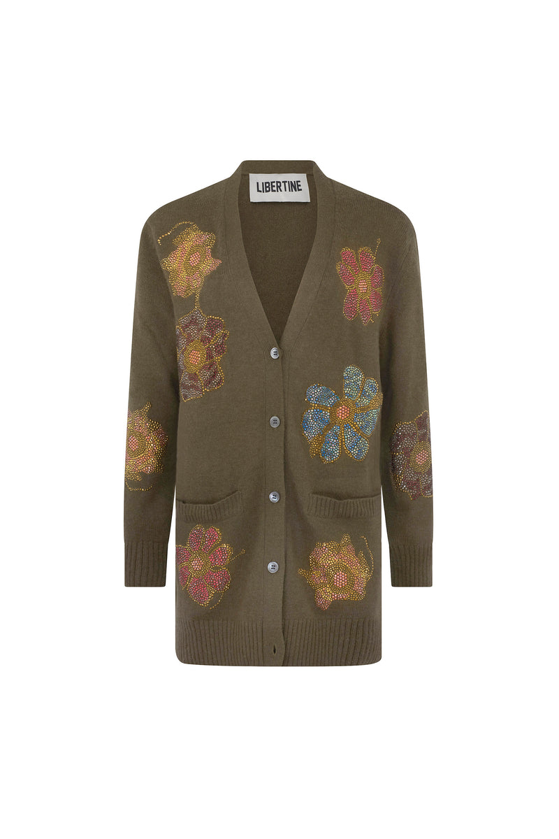'FLEUR D'OR' OVERSIZED CARDIGAN - - Libertine