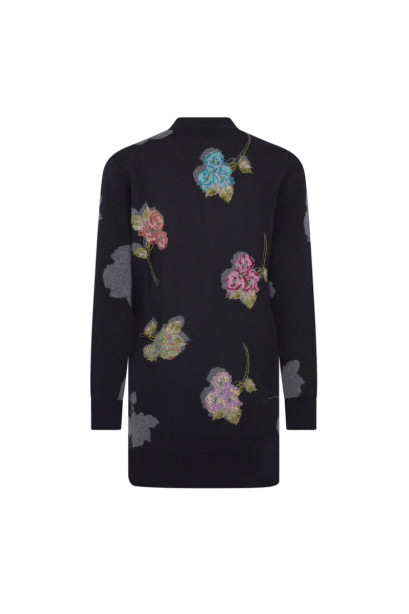 'PRIMROSE SHADOWS' OVERSIZED CARDIGAN - - Libertine