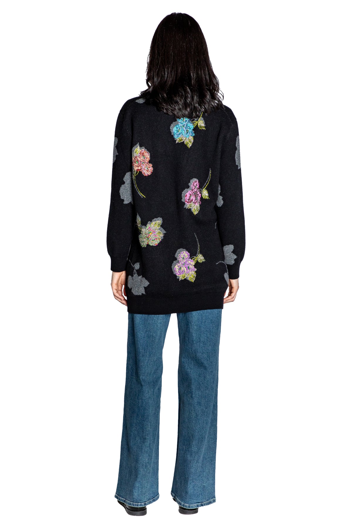 'PRIMROSE SHADOWS' OVERSIZED CARDIGAN - - Libertine