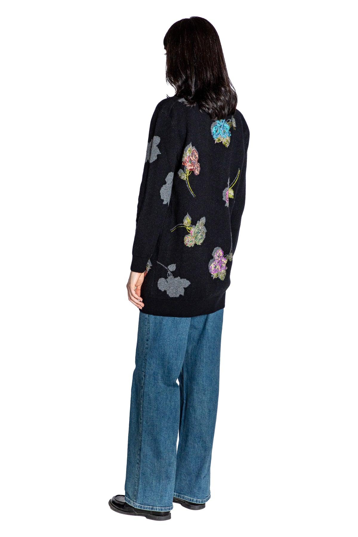 'PRIMROSE SHADOWS' OVERSIZED CARDIGAN - - Libertine
