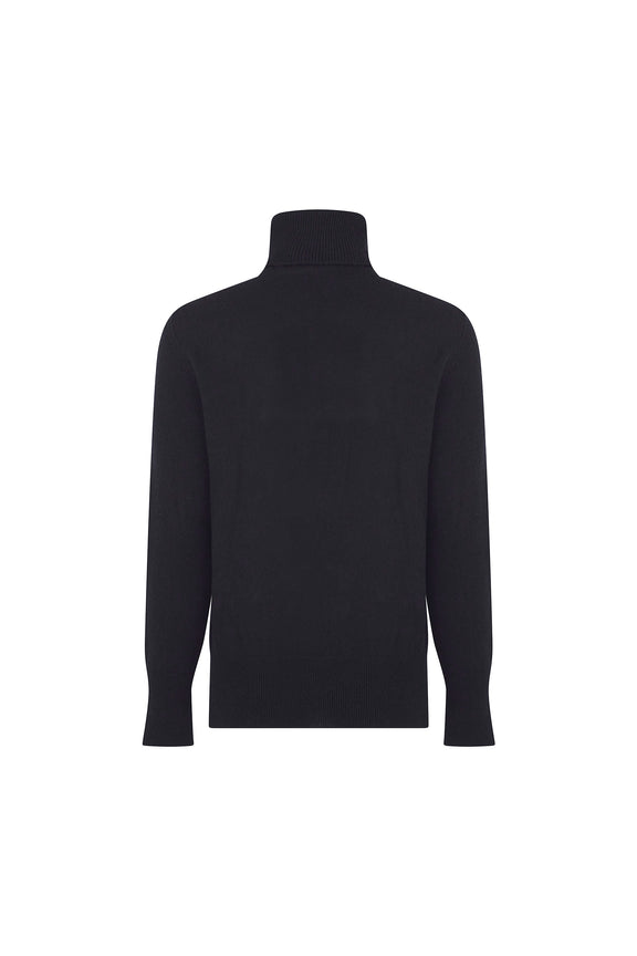 'FLEUR D'OR' SLIM TURTLENECK - - Libertine