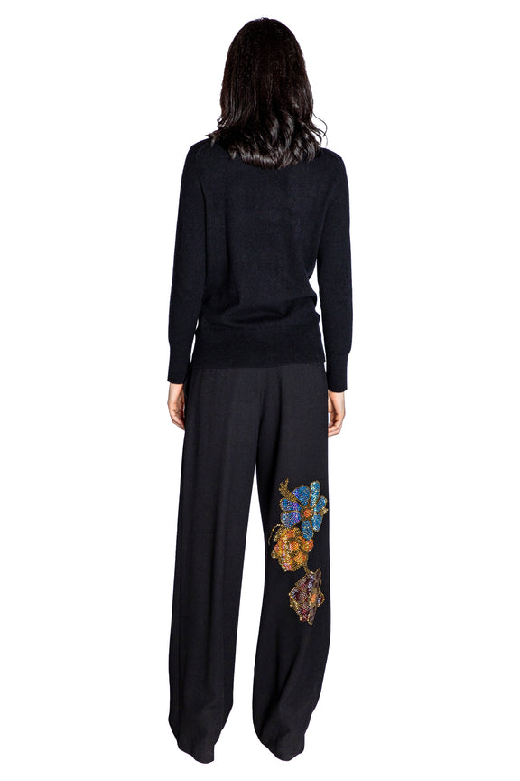 'FLEUR D'OR' SLIM TURTLENECK - - Libertine