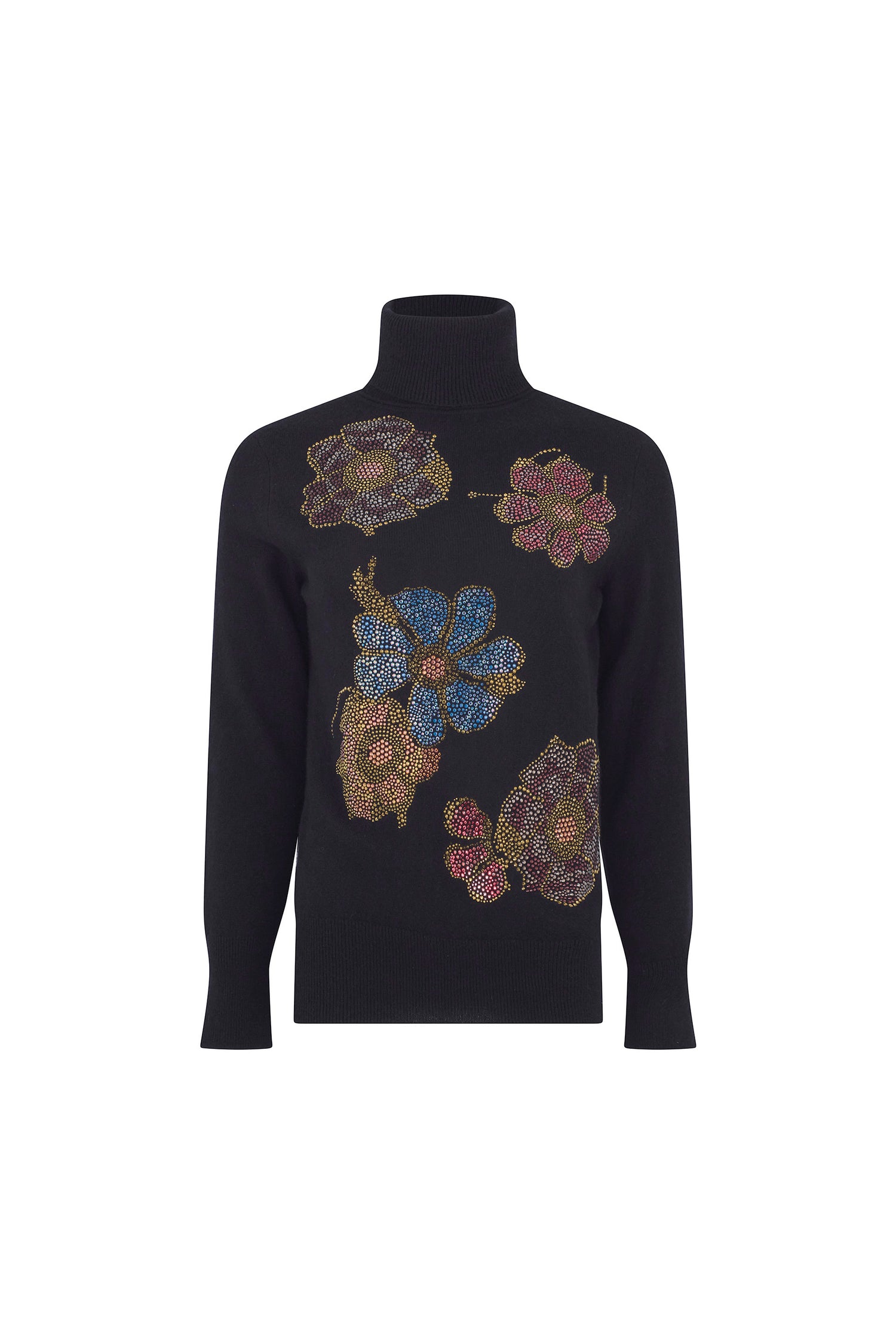 'FLEUR D'OR' SLIM TURTLENECK - - Libertine