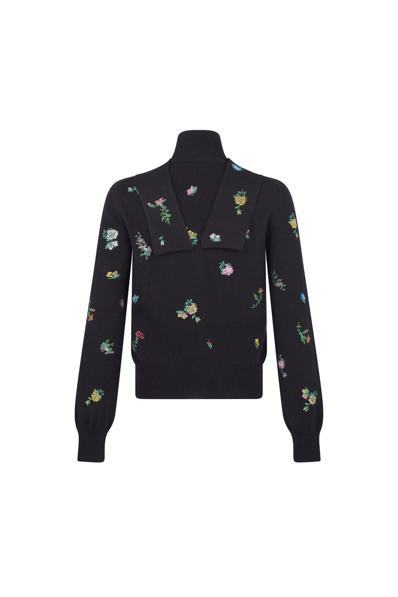 'JOY AND MIRTH' SCARF SWEATER - - Libertine