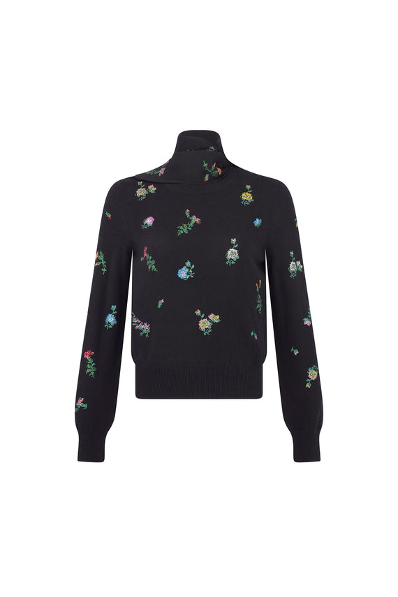 'JOY AND MIRTH' SCARF SWEATER - - Libertine - Main image