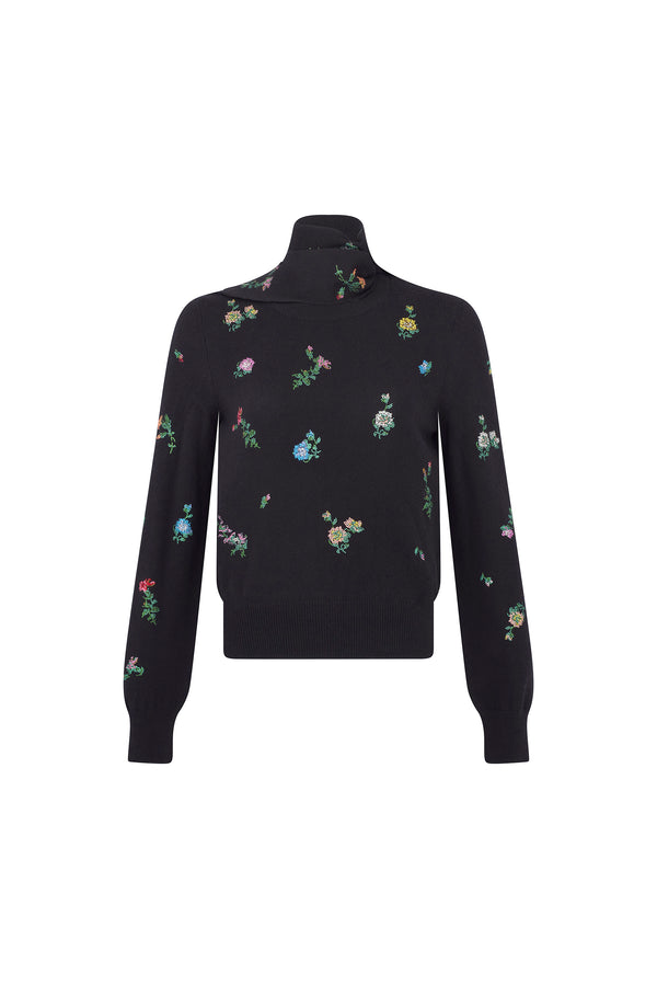 'JOY AND MIRTH' SCARF SWEATER - - Libertine