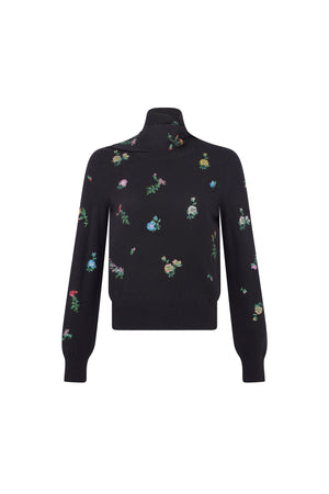 'JOY AND MIRTH' SCARF SWEATER