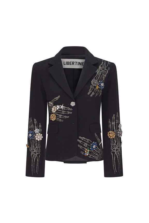 'BURIED TREASURE' L/S SHORT BLAZER - - Libertine