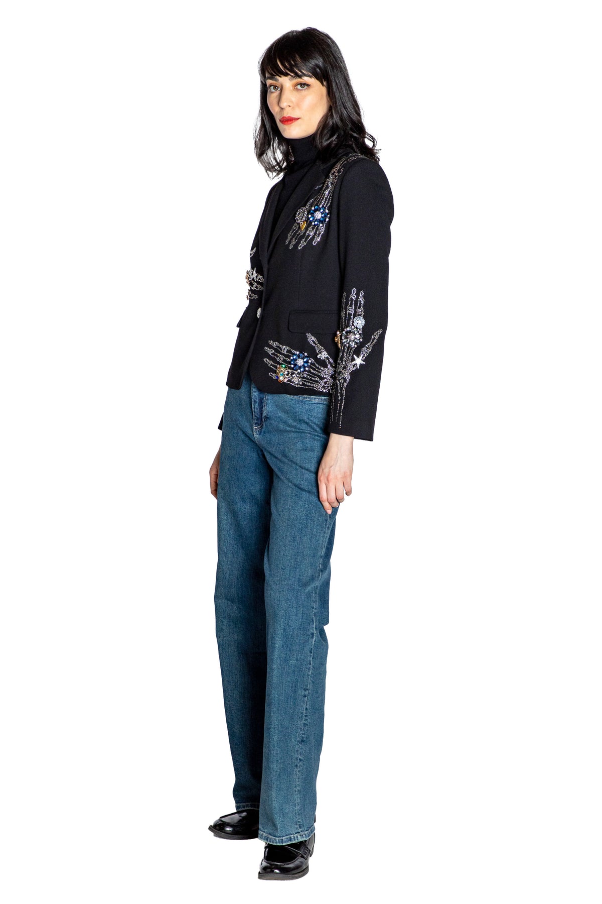 'BURIED TREASURE' L/S SHORT BLAZER - - Libertine