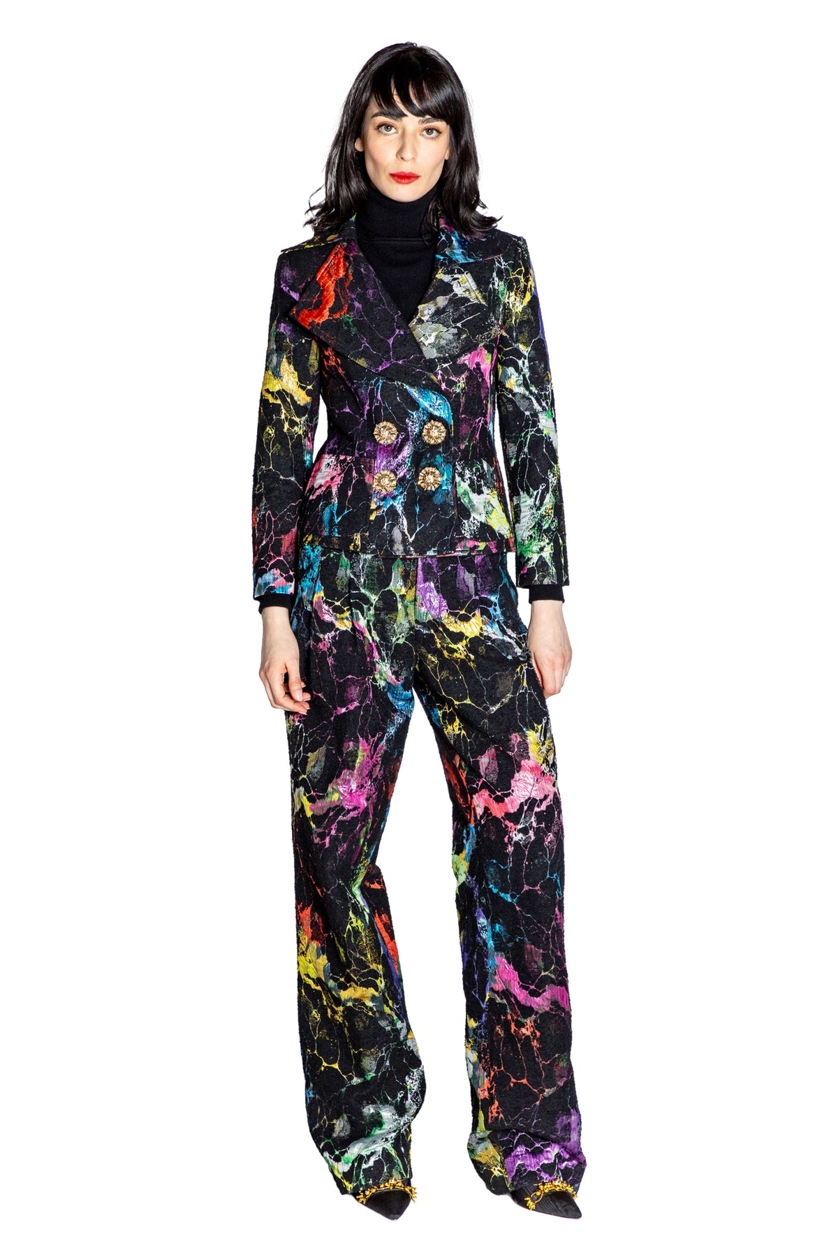 'POMPEII' ASYMMETRICAL LAPEL JACKET - - Libertine