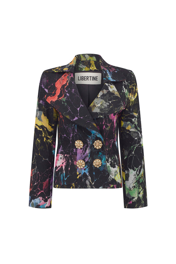 'POMPEII' ASYMMETRICAL LAPEL JACKET - - Libertine - Main image
