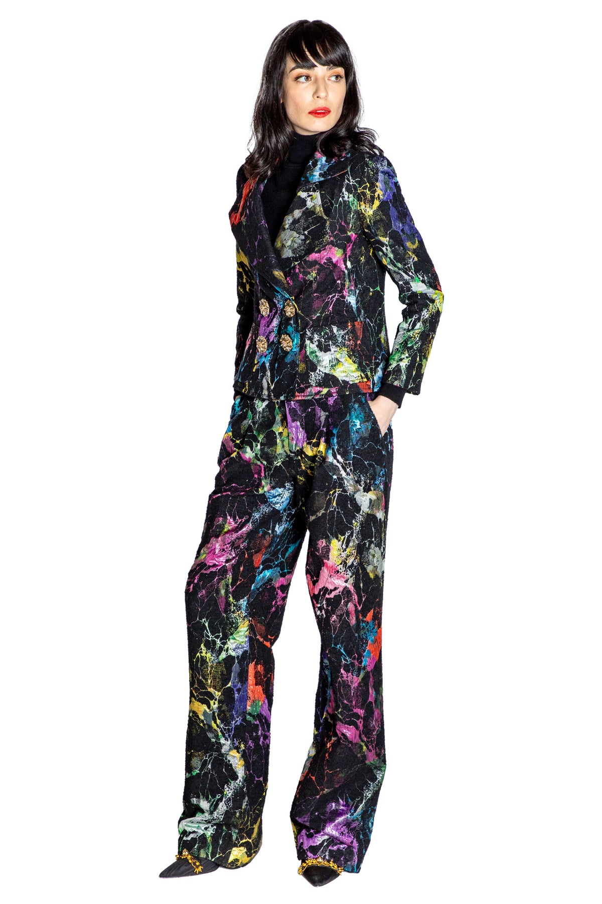 'POMPEII' ASYMMETRICAL LAPEL JACKET - - Libertine