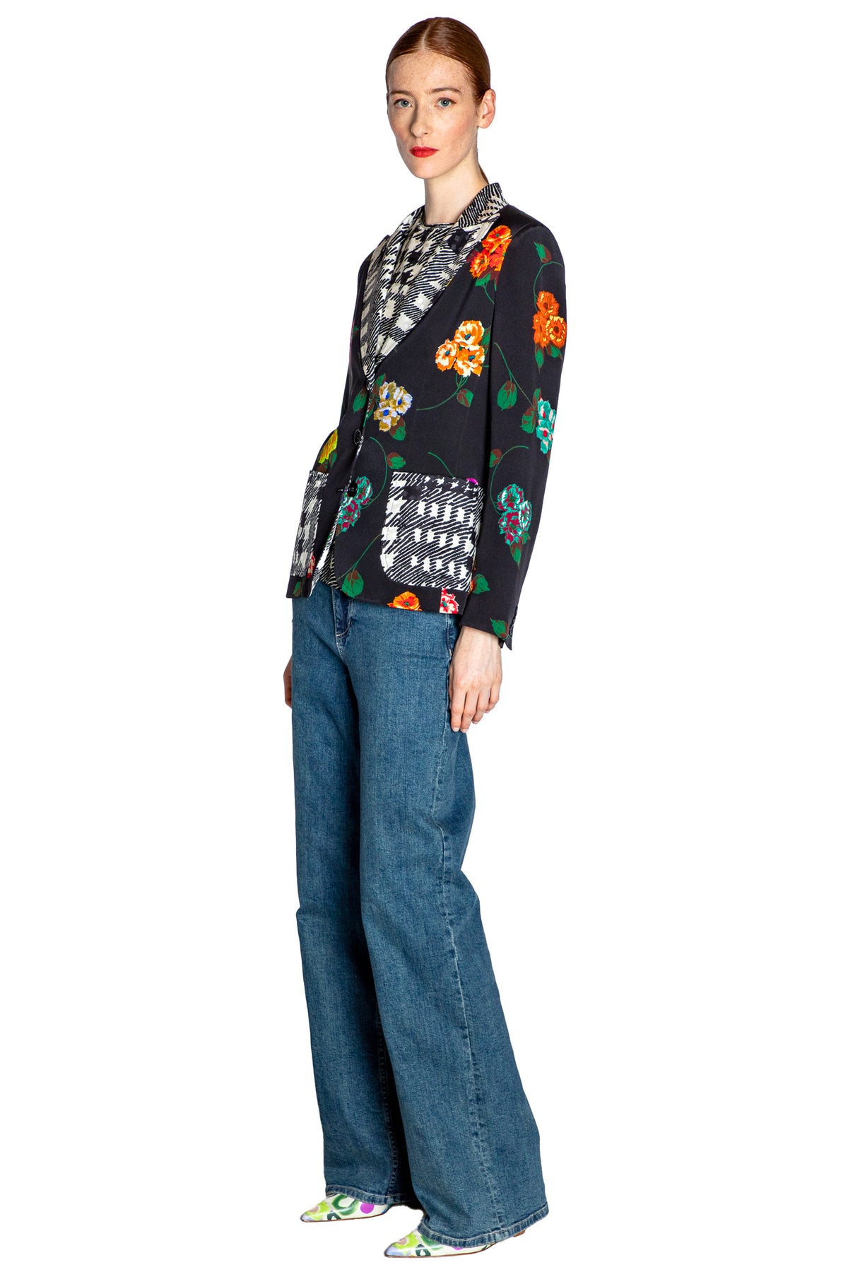 'ANTIQUE PRIMROSE' PATCH POCKET JACKET - - Libertine
