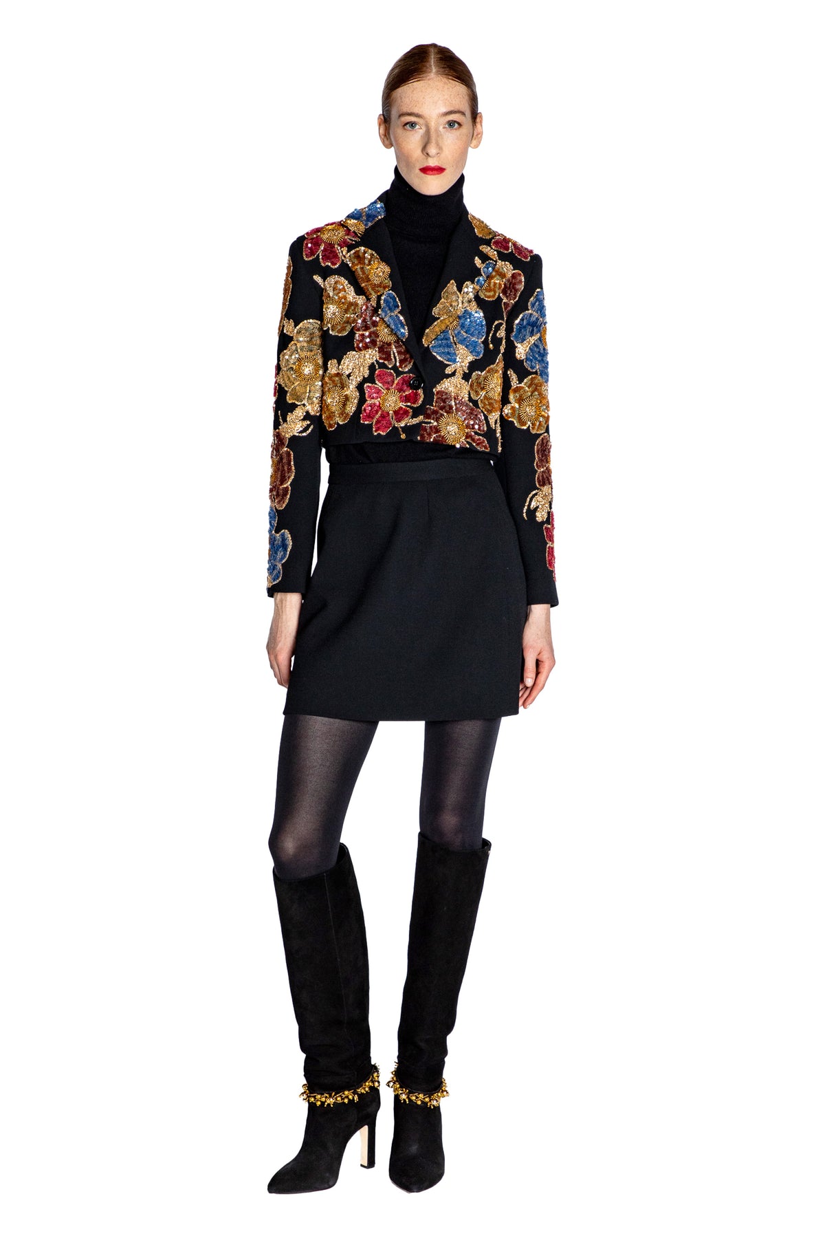'FLEUR D'OR' EMBELLISHED MARGARET JACKET - - Libertine