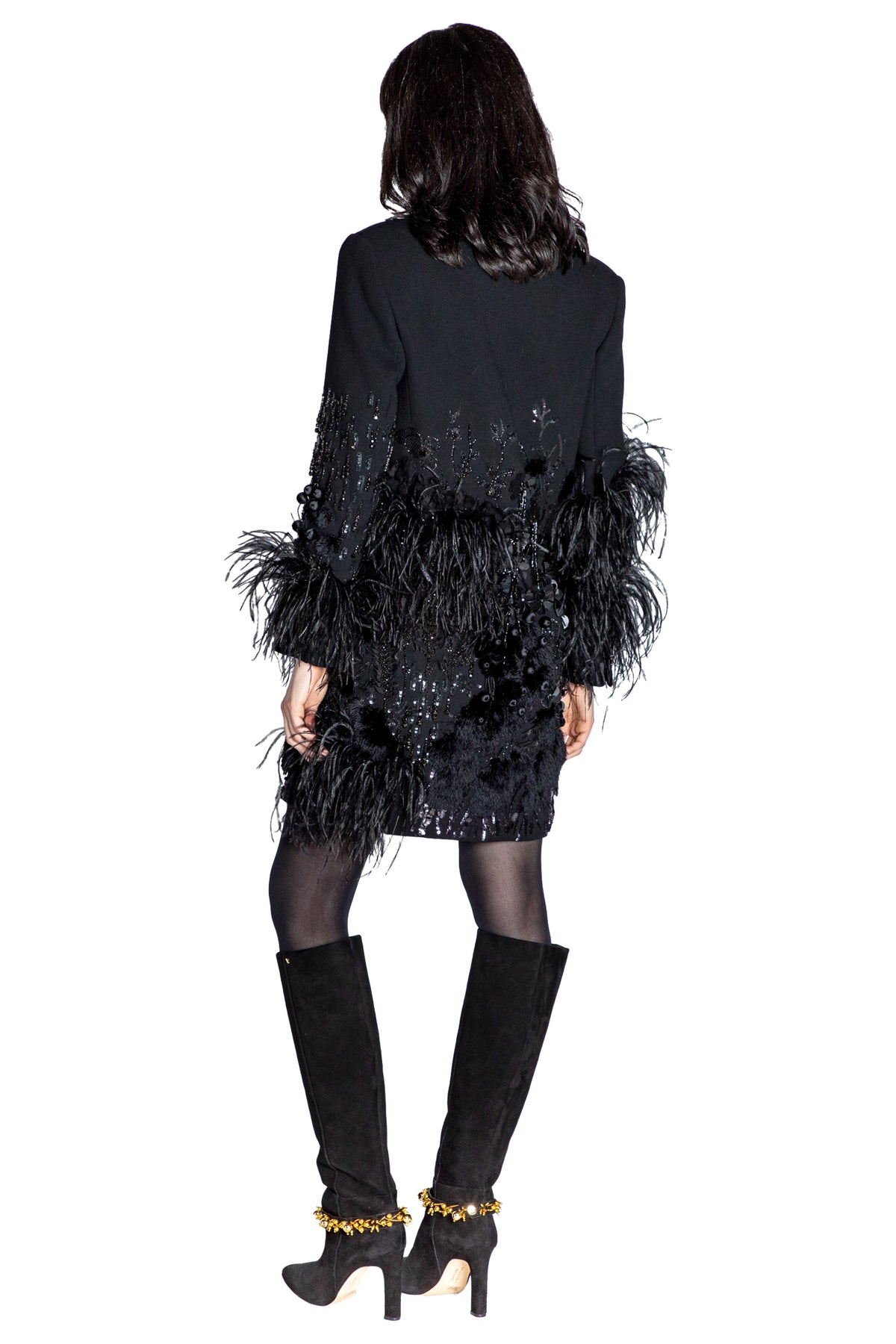 'LABYRINTH' WOMEN'S EMBELLISHED DOUBLE BREASTED COAT - - Libertine