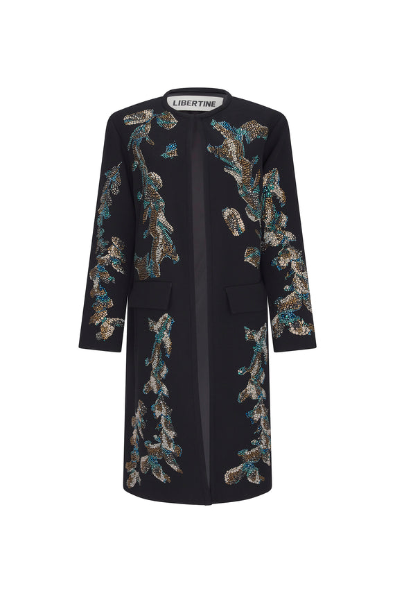 'TRAIL OF LEAVES' DUSTER COAT - - Libertine - Main image