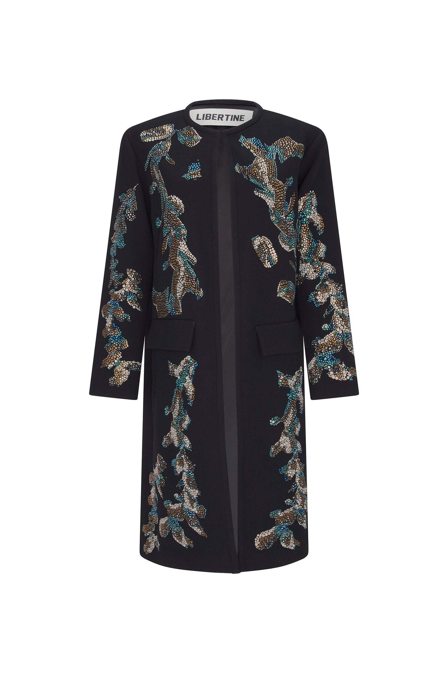 'TRAIL OF LEAVES' DUSTER COAT - - Libertine