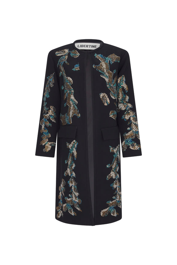 'TRAIL OF LEAVES' DUSTER COAT - - Libertine