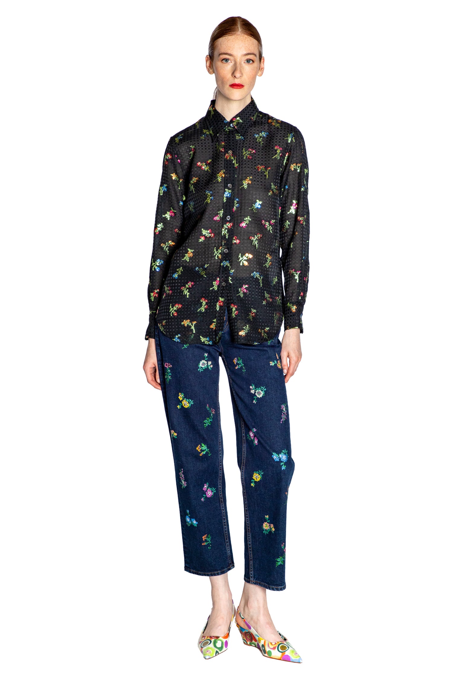 'EVENING GARDEN' NEW CLASSIC SHIRT - - Libertine