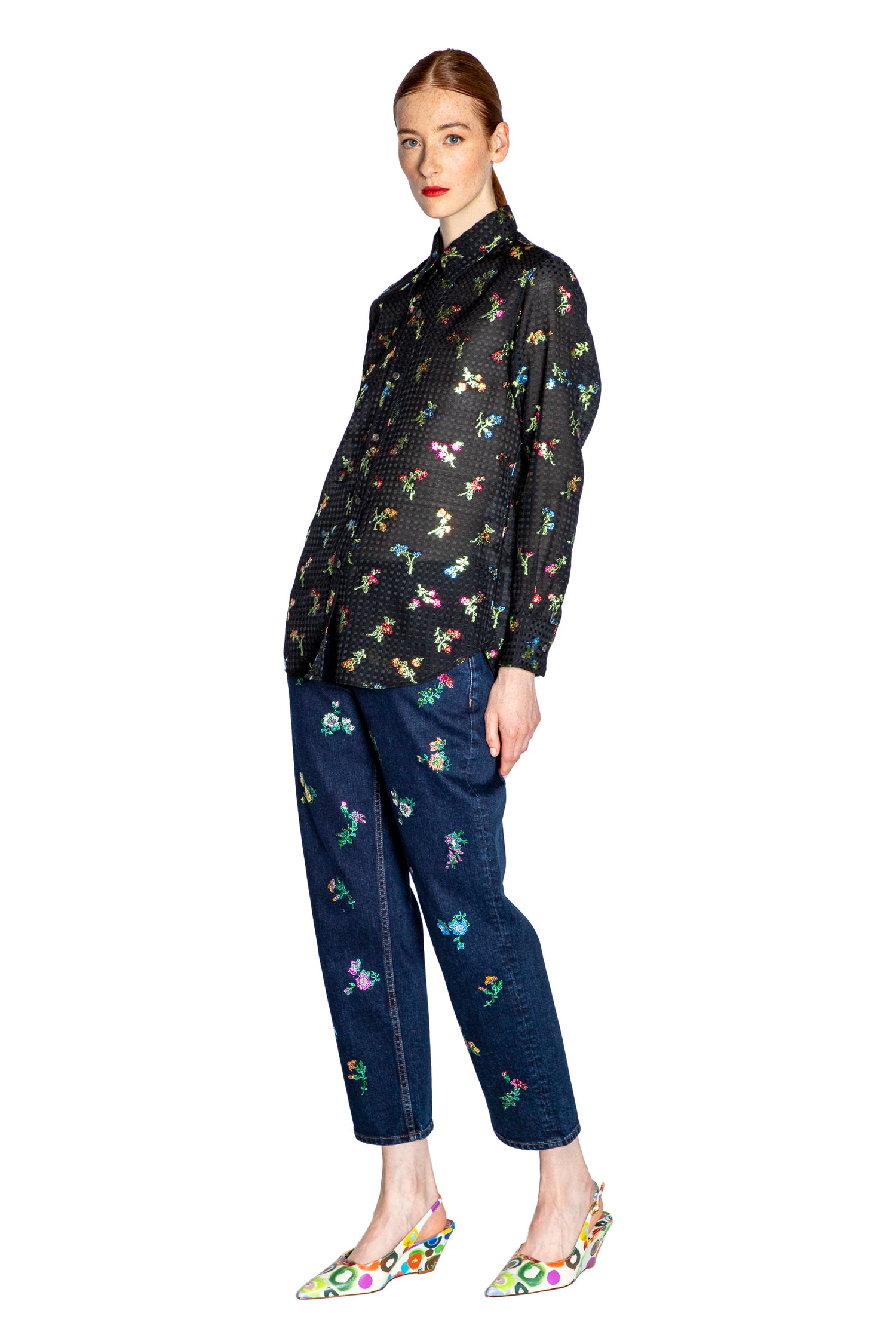 'EVENING GARDEN' NEW CLASSIC SHIRT - - Libertine