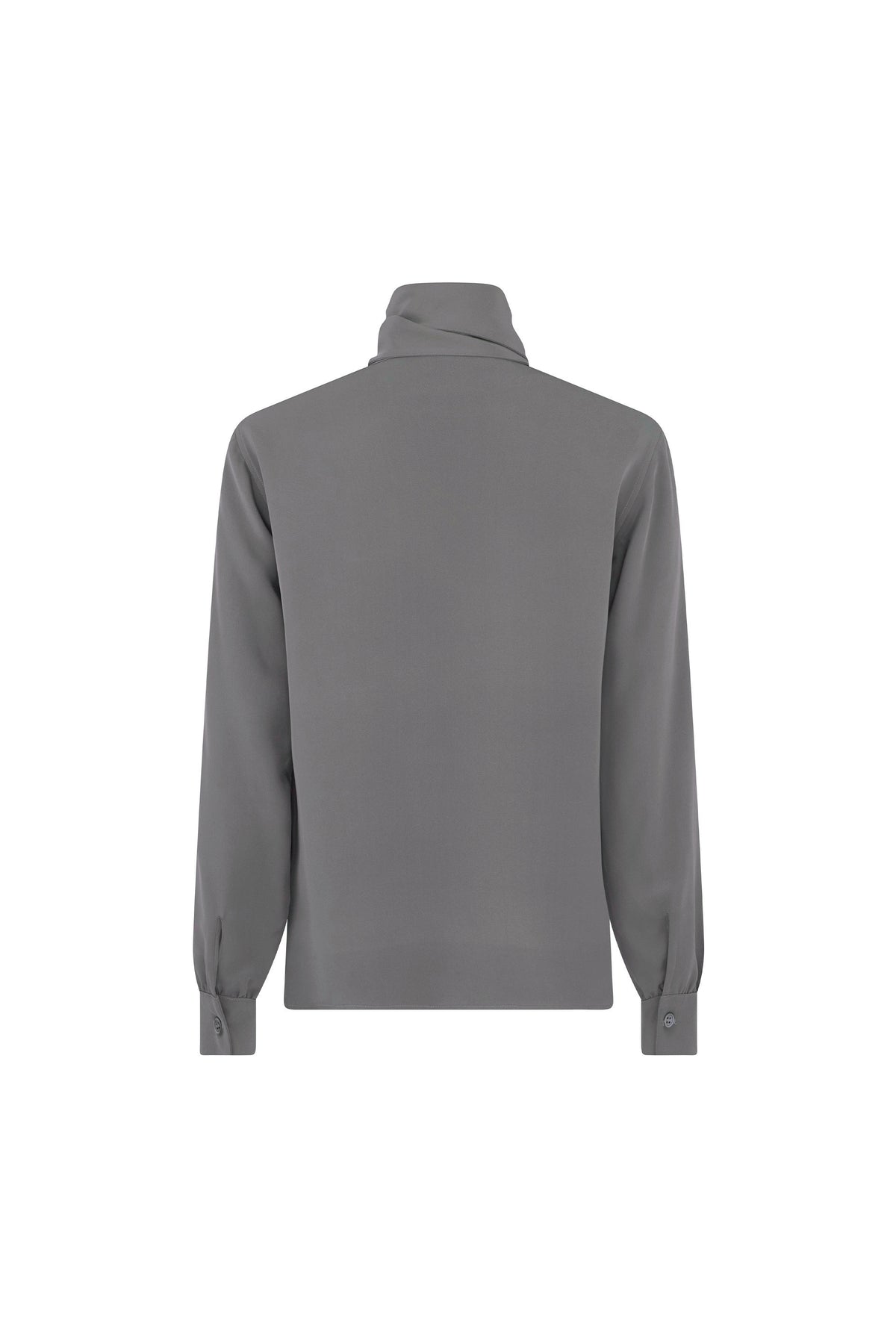 'PLATINUM' SLIM KEITH TIE BLOUSE - - Libertine