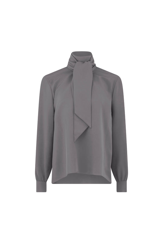 'PLATINUM' SLIM KEITH TIE BLOUSE - - Libertine - Main image